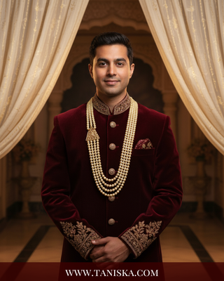 The Commander’s Crest | Architectural Pearl Mala