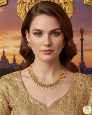 The Golden Perfection Necklace Set