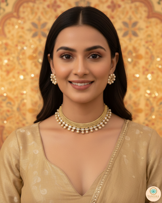 The Gilded Pearl Perfection Necklace Set