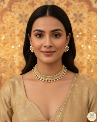 The Gilded Pearl Perfection Necklace Set