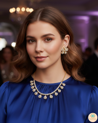 The Aurelia Floral Kundan Necklace Set