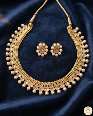The Gilded Pearl Perfection Necklace Set
