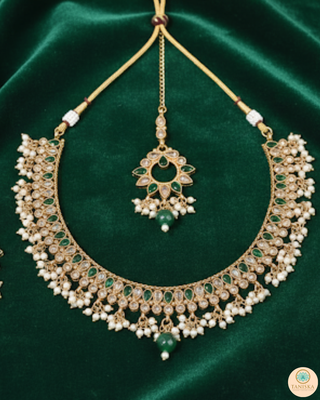 The Royal Emerald Heritage Necklace Set