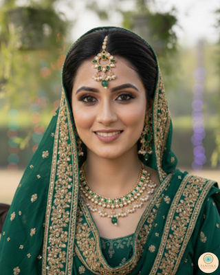The Royal Emerald Heritage Necklace Set