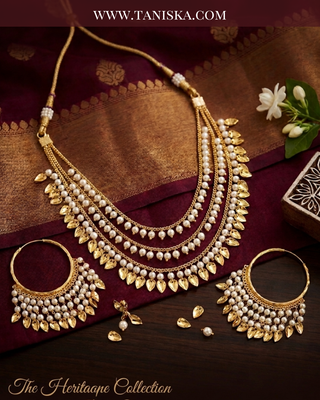 Golden Leaf & Pearl Heritage Set