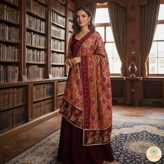 The Bridal Shagun Phulkari Dupatta