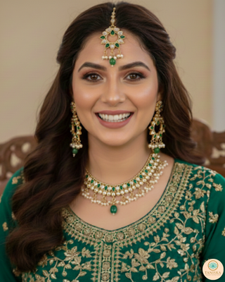 The Royal Emerald Heritage Necklace Set