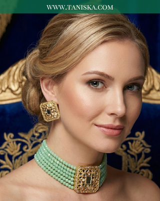 The Mint Meadow Gilded Choker Set