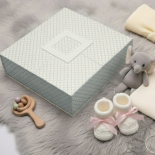 Baby Blue Gift Box (26 x 25 x 7cm)
