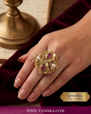 The Empress Emerald Marquise Ring