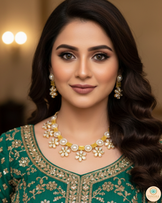 The Citrine Sun-Bloom Necklace Set