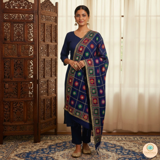 The Midnight Star Phulkari Dupatta