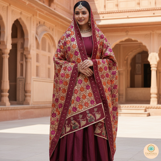 The Bridal Shagun Phulkari Dupatta