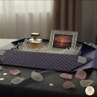 Navy Gift Box (26 x 25 x 7cm)