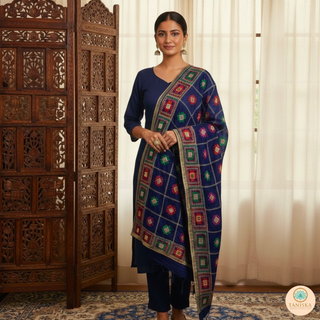 The Midnight Star Phulkari Dupatta