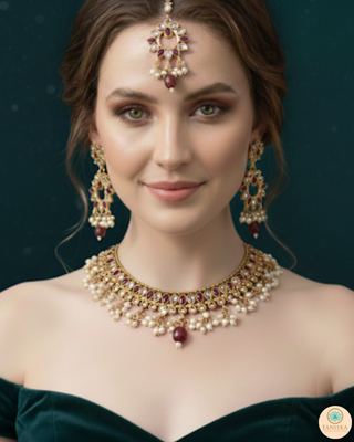 The Empress Ruby Necklace Set