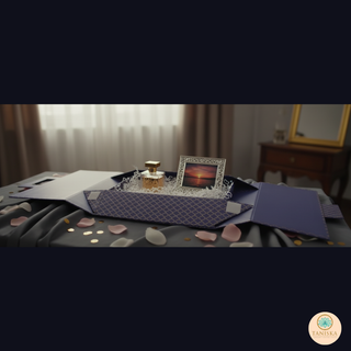 Navy Gift Box (26 x 25 x 7cm)