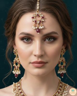 The Empress Ruby Necklace Set