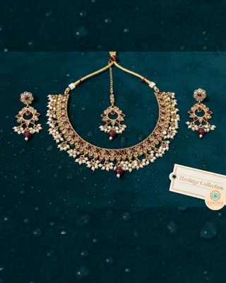 The Empress Ruby Necklace Set