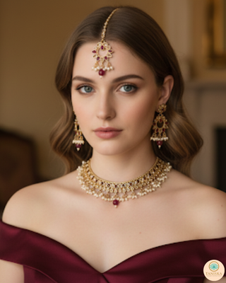 The Empress Ruby Necklace Set