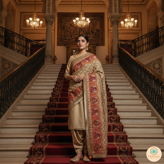The Sunheri Phulkari Dupatta