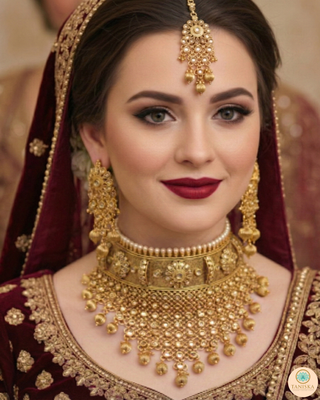 The Royal Antique Gold Majesty Necklace Set