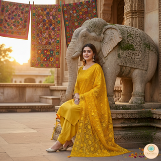 The Surya Phulkari Dupatta
