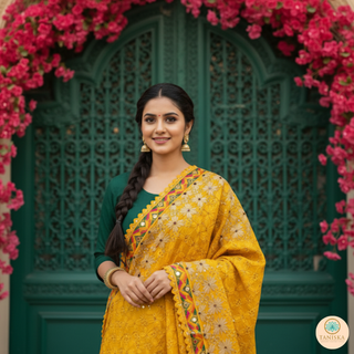 The Maharani Phulkari Dupatta