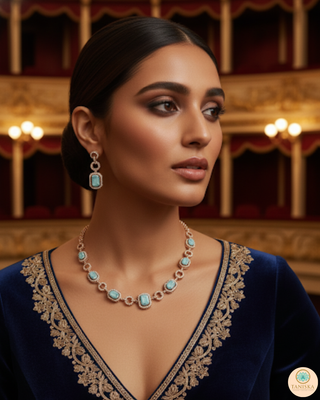 The Azure Serenity Necklace Set