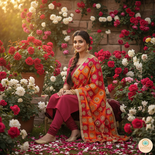 The Sangeet Phulkari Dupatta