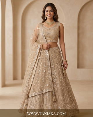Gilded Starlight Embroidered Lehenga