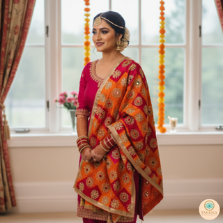 The Sangeet Phulkari Dupatta