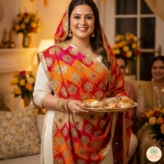 The Sangeet Phulkari Dupatta