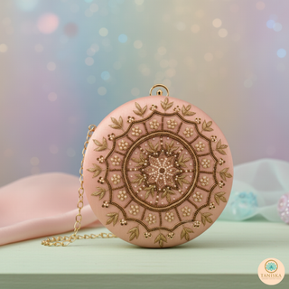 The Blush Mandala Clutch Bag