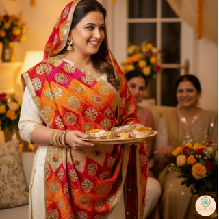 The Sangeet Phulkari Dupatta