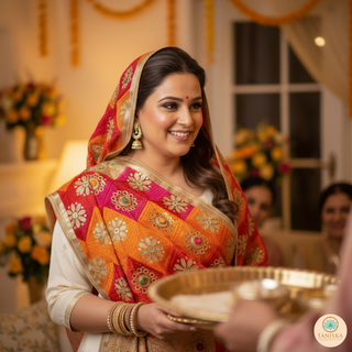 The Sangeet Phulkari Dupatta