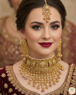 The Royal Antique Gold Majesty Necklace Set
