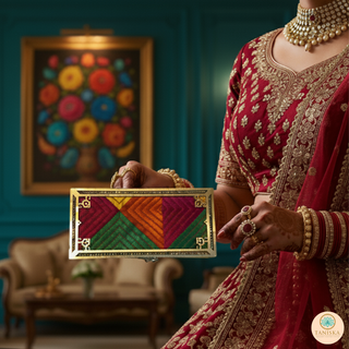 Phulkari Designer Shagun Money Box - Single Box
