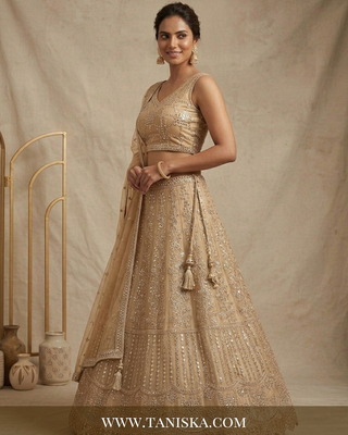 Gilded Starlight Embroidered Lehenga