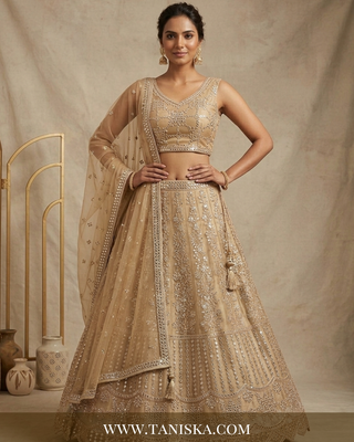 Gilded Starlight Embroidered Lehenga