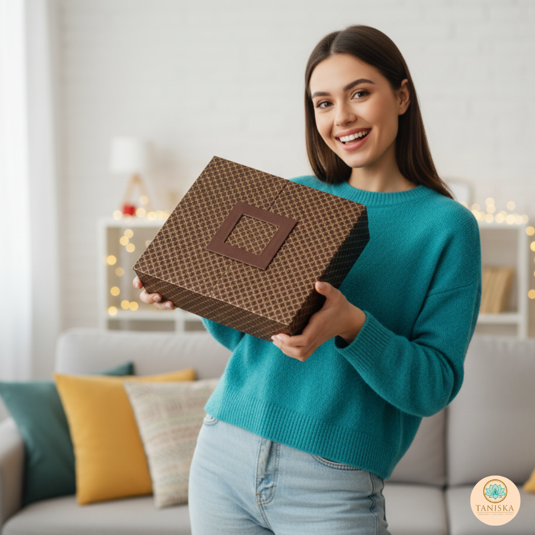 Chocolate Brown Gift Box (26 x 25 x 7cm)