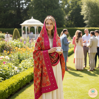 The Bridal Shagun Phulkari Dupatta