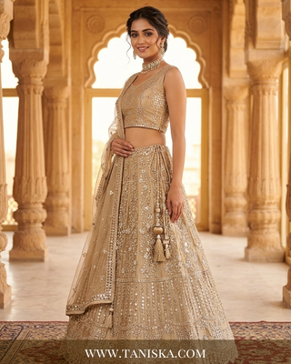 Gilded Starlight Embroidered Lehenga
