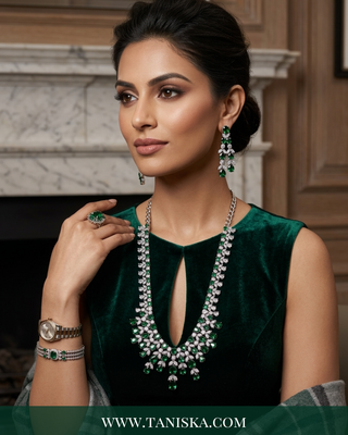 The Windsor Emerald & Zirconia Haar
