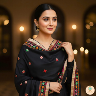 The Midnight Star Phulkari Dupatta