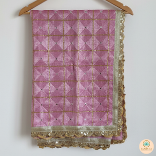 The Pink Guava Glam Phulkari Dupatta