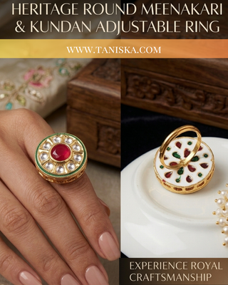 The Azure Bloom Statement Ring