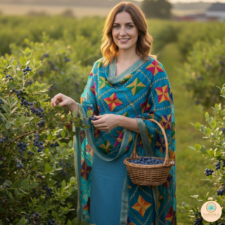 The Royal Star Bloom Phulkari Dupatta