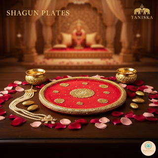 Large Red Ceremony Plate