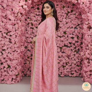 The Pink Guava Glam Phulkari Dupatta